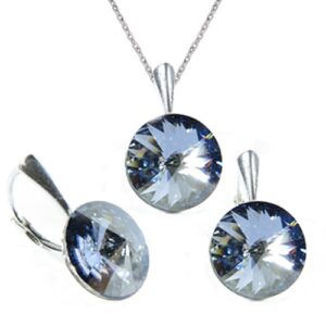 Set Swarovski elements Rivoli 12 mm modrý BLUE SHADE