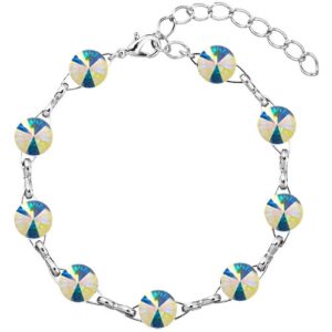 Náramok Swarovski elements 10mm rivoli dúhový– Crystal AB F