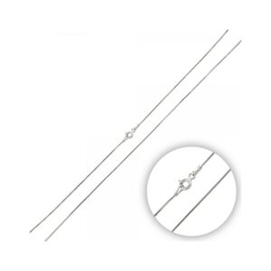 Strieborná retiazka hadík 0,8mm, 45cm