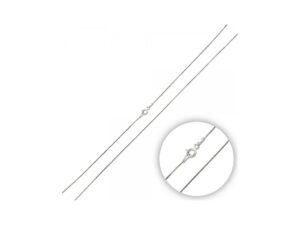 Strieborná retiazka hadík 0,8mm, 50cm