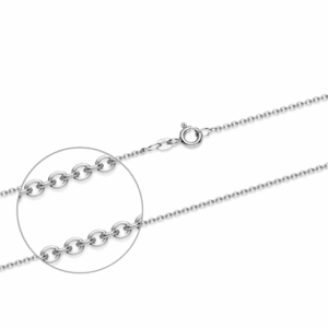 Strieborná retiazka Forzatina, 50cm