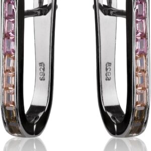 Strieborné náušnice s drobnými zirkonmi SE134 , AG 925/1000