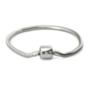 Oceľový náramok na korálky