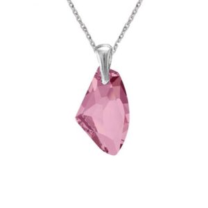 Prívesok Swarovski elements Galactic ružový LIGHT ROSE 19mm