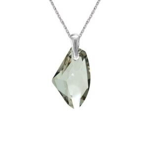 Prívesok Swarovski elements Galactic sivý SILVER SHADE 19mm