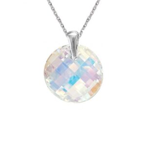 Prívesok Swarovski elements Twist dúhový CRYSTAL AB 18 mm