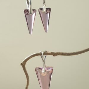 Set Swarovski elements Spike ružový Antique Pink 18mm