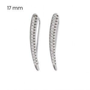 Strieborné náušnice | 40123101